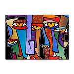 Art Painting Pop Design Stars Sticker A4 (10 pack)