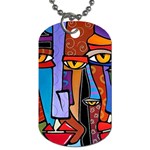 Art Painting Pop Design Stars Dog Tag (Two Sides)