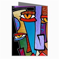 Art Painting Pop Design Stars Greeting Card from ArtsNow.com Right