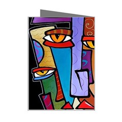 Art Painting Pop Design Stars Mini Greeting Card from ArtsNow.com Right