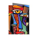 Art Painting Pop Design Stars Mini Greeting Cards (Pkg of 8)