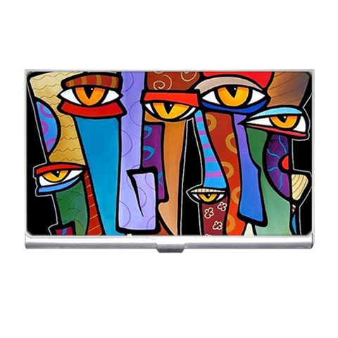 Art Painting Pop Design Stars Business Card Holder from ArtsNow.com Front