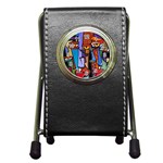 Art Painting Pop Design Stars Pen Holder Desk Clock