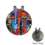 Art Painting Pop Design Stars Golf Ball Marker Hat Clip