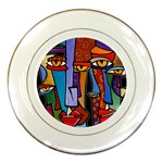 Art Painting Pop Design Stars Porcelain Plate