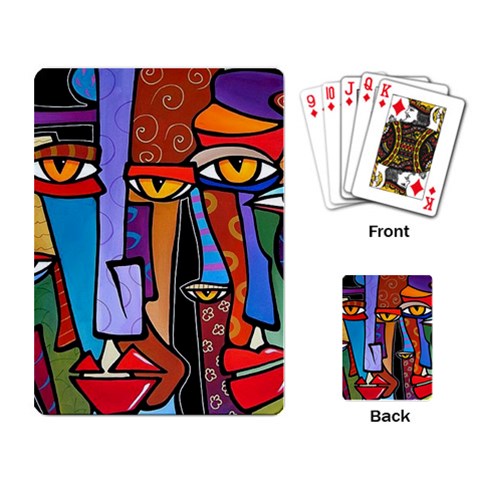 Art Painting Pop Design Stars Playing Cards Single Design from ArtsNow.com Back