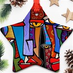 Art Painting Pop Design Stars Star Ornament (Two Sides)