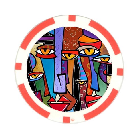 Art Painting Pop Design Stars Poker Chip Card Guard from ArtsNow.com Front