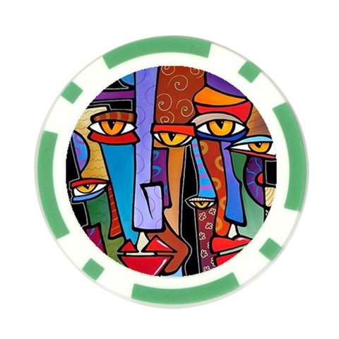 Art Painting Pop Design Stars Poker Chip Card Guard from ArtsNow.com Front
