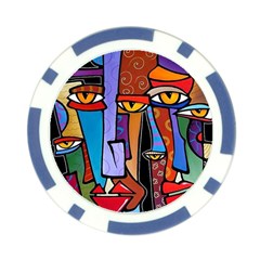 Art Painting Pop Design Stars Poker Chip Card Guard from ArtsNow.com Front