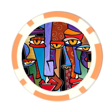 Art Painting Pop Design Stars Poker Chip Card Guard from ArtsNow.com Back