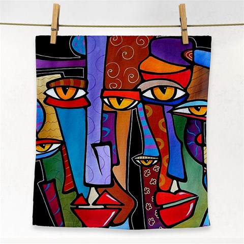 Art Painting Pop Design Stars Face Towel from ArtsNow.com Front