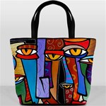 Art Painting Pop Design Stars Bucket Bag
