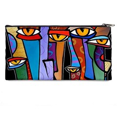 Art Painting Pop Design Stars Pencil Case from ArtsNow.com Back