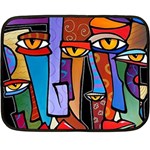 Art Painting Pop Design Stars Double Sided Fleece Blanket (Mini)