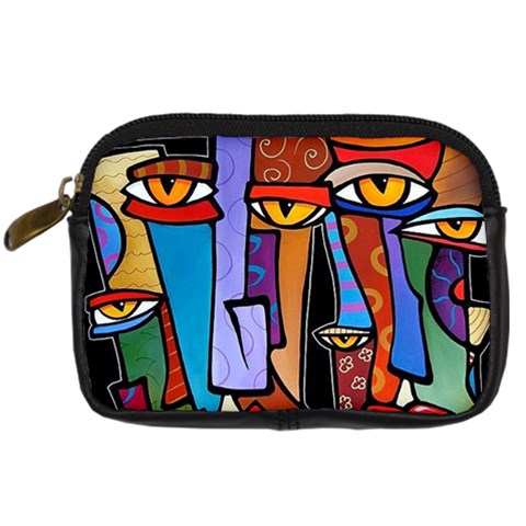 Art Painting Pop Design Stars Digital Camera Leather Case from ArtsNow.com Front