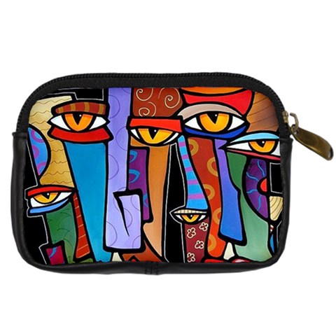 Art Painting Pop Design Stars Digital Camera Leather Case from ArtsNow.com Back
