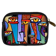 Art Painting Pop Design Stars Digital Camera Leather Case from ArtsNow.com Back