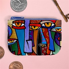 Art Painting Pop Design Stars Mini Coin Purse from ArtsNow.com Front