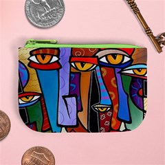 Art Painting Pop Design Stars Mini Coin Purse from ArtsNow.com Front