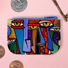 Art Painting Pop Design Stars Mini Coin Purse from ArtsNow.com Back