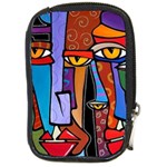 Art Painting Pop Design Stars Compact Camera Leather Case