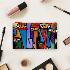 Art Painting Pop Design Stars Cosmetic Bag (Small) from ArtsNow.com Front