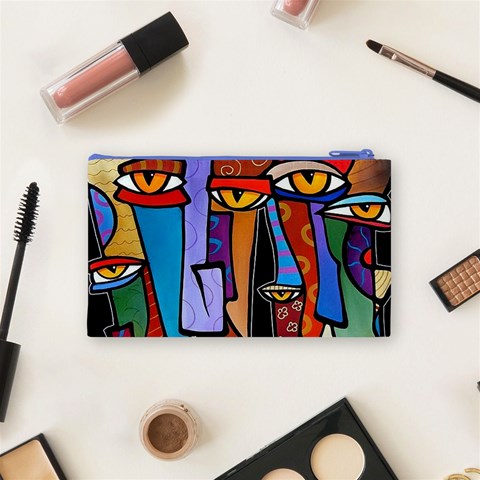 Art Painting Pop Design Stars Cosmetic Bag (Small) from ArtsNow.com Back