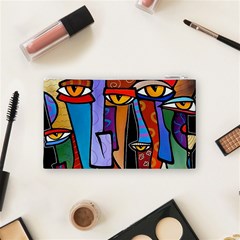 Art Painting Pop Design Stars Cosmetic Bag (Small) from ArtsNow.com Back