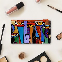 Art Painting Pop Design Stars Cosmetic Bag (Small) from ArtsNow.com Back