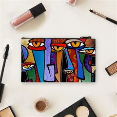 Art Painting Pop Design Stars Cosmetic Bag (Small) from ArtsNow.com Back