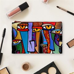 Art Painting Pop Design Stars Cosmetic Bag (Medium) from ArtsNow.com Front