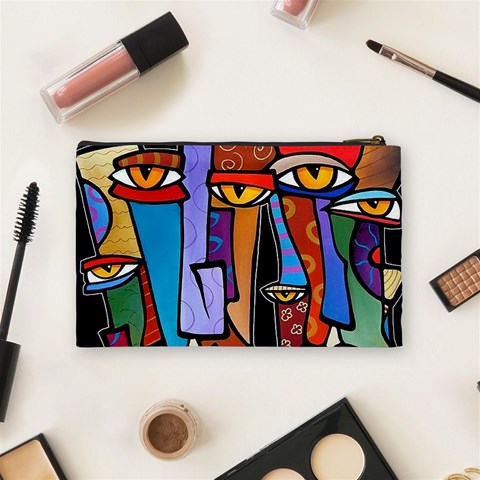 Art Painting Pop Design Stars Cosmetic Bag (Medium) from ArtsNow.com Back