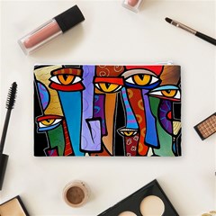 Art Painting Pop Design Stars Cosmetic Bag (Medium) from ArtsNow.com Back