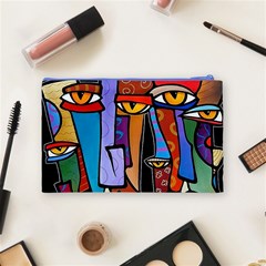 Art Painting Pop Design Stars Cosmetic Bag (Medium) from ArtsNow.com Back