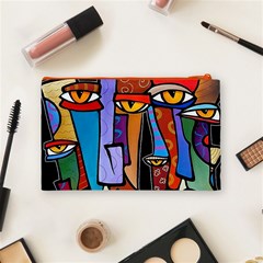Art Painting Pop Design Stars Cosmetic Bag (Medium) from ArtsNow.com Back