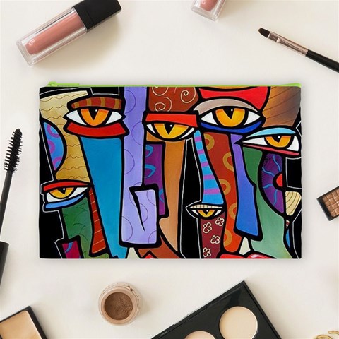 Art Painting Pop Design Stars Cosmetic Bag (Large) from ArtsNow.com Front