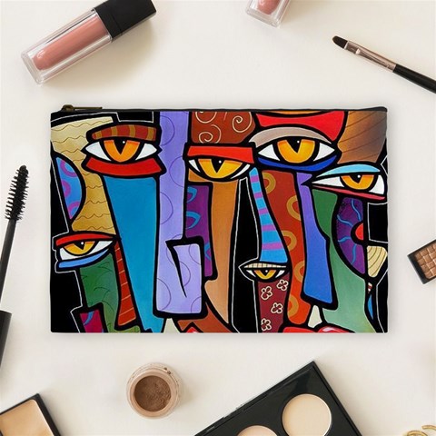 Art Painting Pop Design Stars Cosmetic Bag (Large) from ArtsNow.com Front