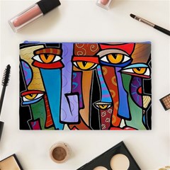 Art Painting Pop Design Stars Cosmetic Bag (Large) from ArtsNow.com Front