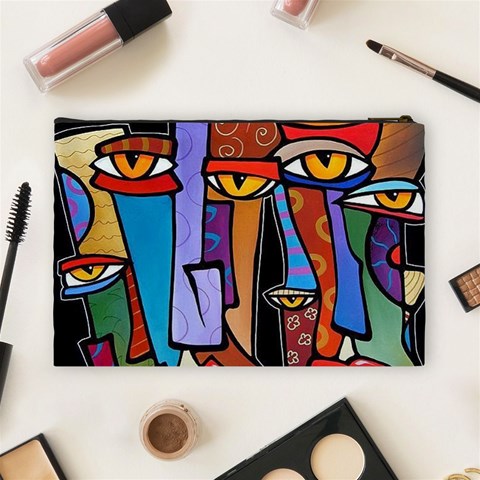 Art Painting Pop Design Stars Cosmetic Bag (Large) from ArtsNow.com Back