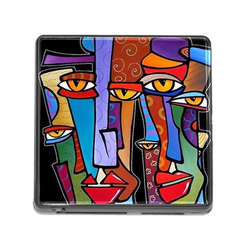 Art Painting Pop Design Stars Memory Card Reader (Square) from ArtsNow.com Front
