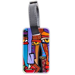 Art Painting Pop Design Stars Luggage Tag (two sides) from ArtsNow.com Back