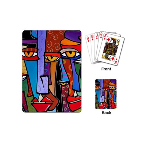 Art Painting Pop Design Stars Playing Cards (Mini) from ArtsNow.com Back