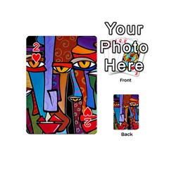 Art Painting Pop Design Stars Playing Cards 54 (Mini) from ArtsNow.com Front - Heart2