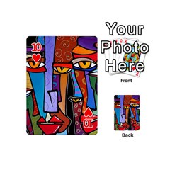 Art Painting Pop Design Stars Playing Cards 54 (Mini) from ArtsNow.com Front - Heart10