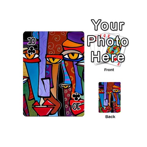 Art Painting Pop Design Stars Playing Cards 54 (Mini) from ArtsNow.com Front - Club10