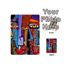 Art Painting Pop Design Stars Playing Cards 54 (Mini) from ArtsNow.com Front - Joker1