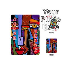 Art Painting Pop Design Stars Playing Cards 54 (Mini) from ArtsNow.com Front - Joker2