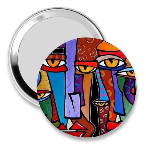 Art Painting Pop Design Stars 3  Handbag Mirror from ArtsNow.com Front