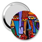 Art Painting Pop Design Stars 3  Handbag Mirror